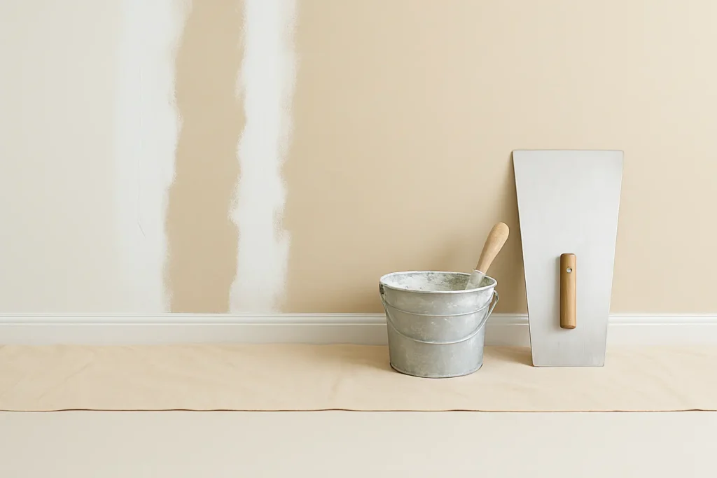 Putz- und Spachtelarbeiten Innenausbau – Glatte Wandvorbereitung durch DXB Handwerksarbeiten in Braunschweig, Hannover, Soltau und Hamburg